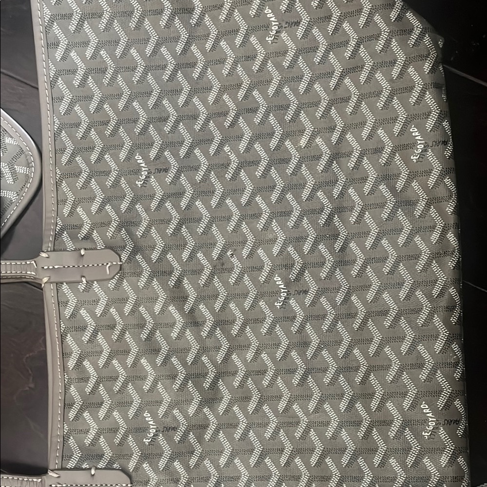 Goyard Gray Patterned Tote